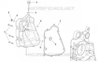 Coperchio lato volano