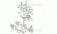 Albero motore - cilindro - pistone T