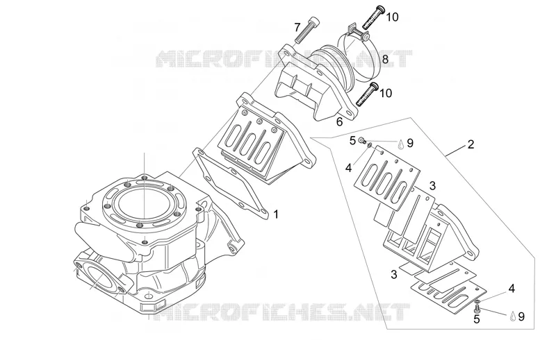 Flangia carburatore