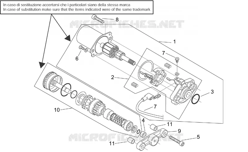 Motorino avviamento