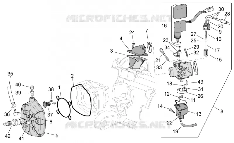 Testata/Carburatore
