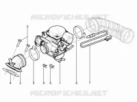 Carburatore completo - Raccordo di ammissione