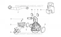 Carburatore completo - Raccordo di ammissione
