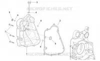 Coperchio lato volano