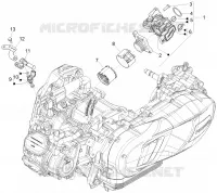 Corpo farfallato - Iniettore - Raccordo di ammissione