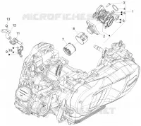 Corpo farfallato - Iniettore - Raccordo di ammissione