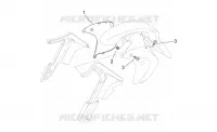 Carrozzeria ant. - Protezione steli dx