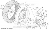 Ruota post.versione RSV Mille  R 