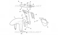 Carrozzeria ant. - Parafango ant.