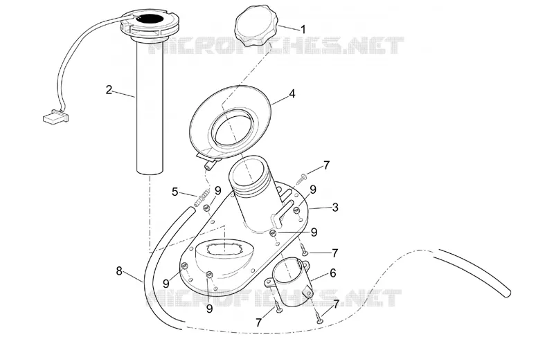 Sonda livello benzina