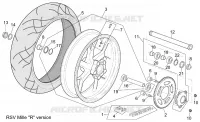 Ruota post.versione RSV Mille  R 